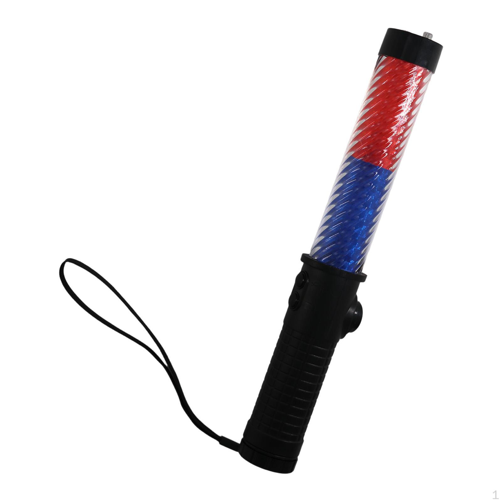 

Легкий жезл регулировщика с ремешком, фонариком, сигнализацией для аэропортов, походов, Red Blue