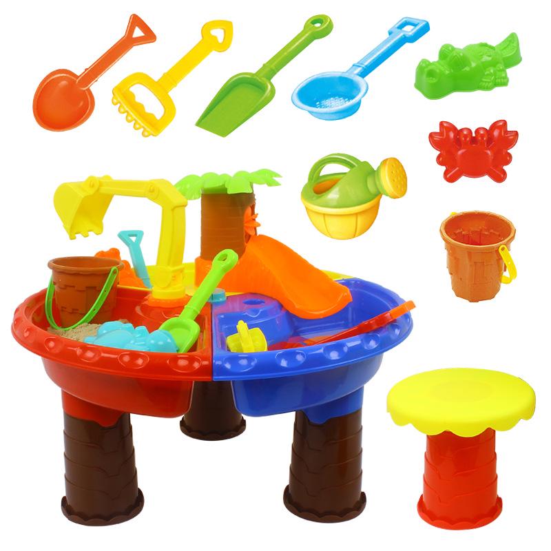Children s Beach Sandpit & Water Play Set - Indoor/Outdoor Fun for Ages 3-6