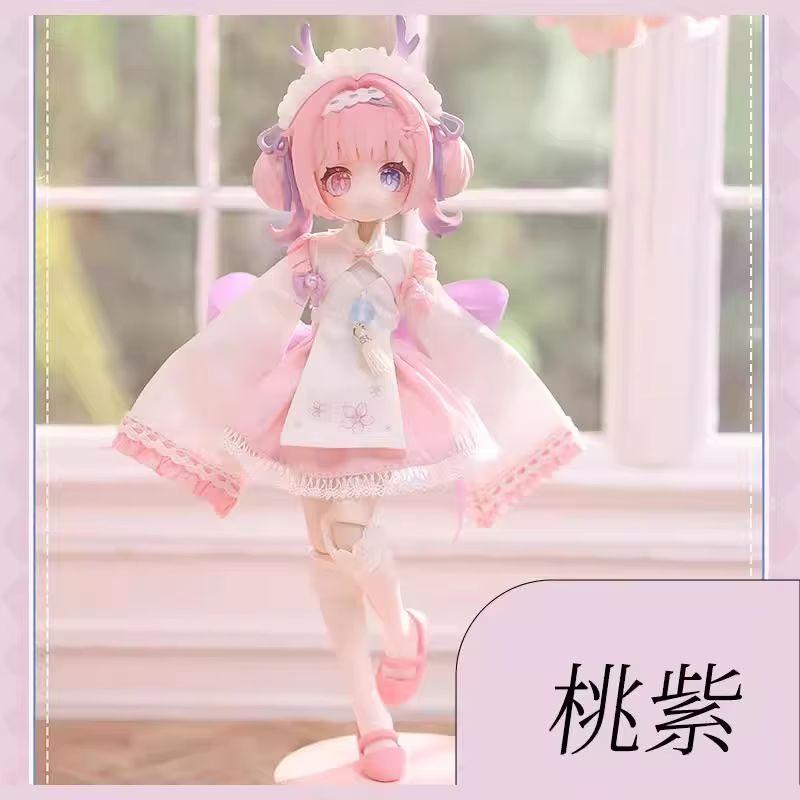 In Spot Meki Blind Box Handgefertigt Herz BJD Blind Box Puppe 1/12 Mobile Puppe Ornament Cartoon Puppe Sammlung Geburtstagsgeschenk