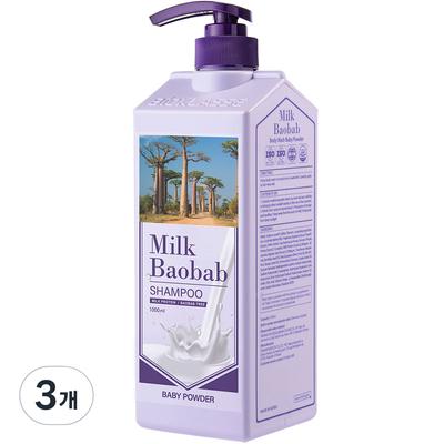 Shampoo Baby Powder Profumo, 1L, 3 pz.