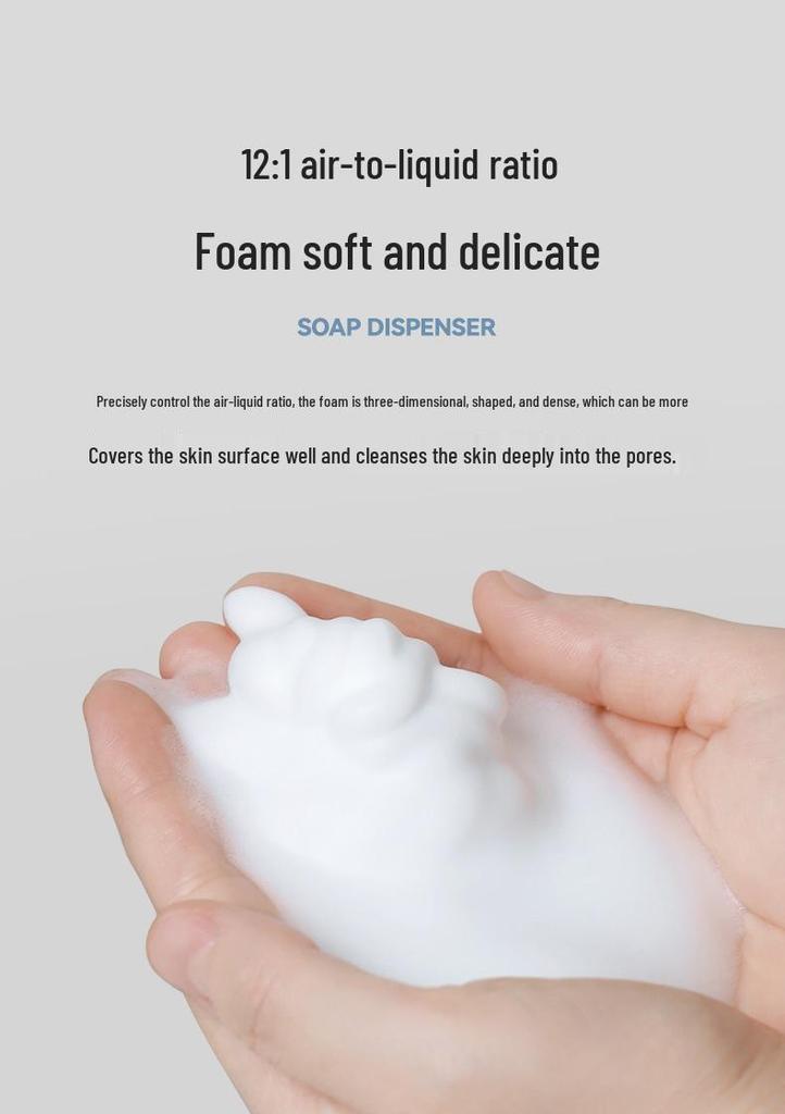 Dispenser Automatico di Sapone Liquido Schiumogeno a Forma di Anatra per Bambini - Schiuma a Due Stadi, Impermeabile, Lunga Durata della Batteria