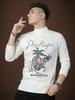 European Trendy Brand Half-Turtleneck Sweater for Men 2025 New Autumn Men's High-End Letter Print Knitted Base Shirt