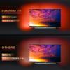 PaneraLux LED-Streifen TV-Hintergrundbeleuchtung mit RGB IR App Farbe Musik Stark haftend Hohe Umgebungsbeleuchtung für und Feiertagsdekorationen USB-betriebenes Licht, 3M,