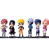 Anime Naruto  Figure 6pcs/set Shippuden Uchiha Sasuke Hatake Kakashi Namikaze Minato Action Figure Collection Model Toys Gifts