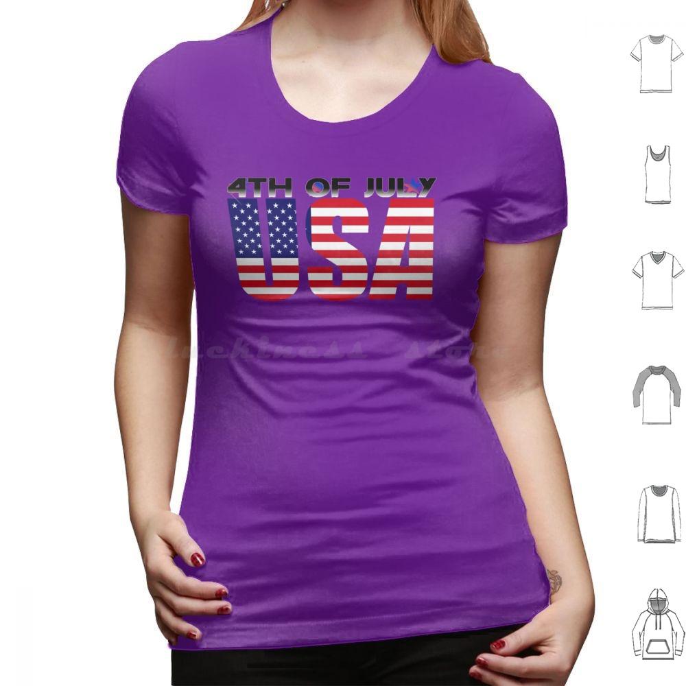 4. Juli T-Shirt Baumwolle Herren Damen DIY Druck 4. Juli Tag USA Amerikanischer Stolz Rot Weiß Blau Patriotische Sterne Und