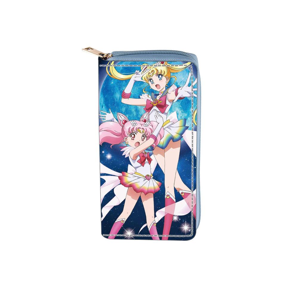 Cartoon Long Zipper Wallet Wallet Clutch Sailor Moon