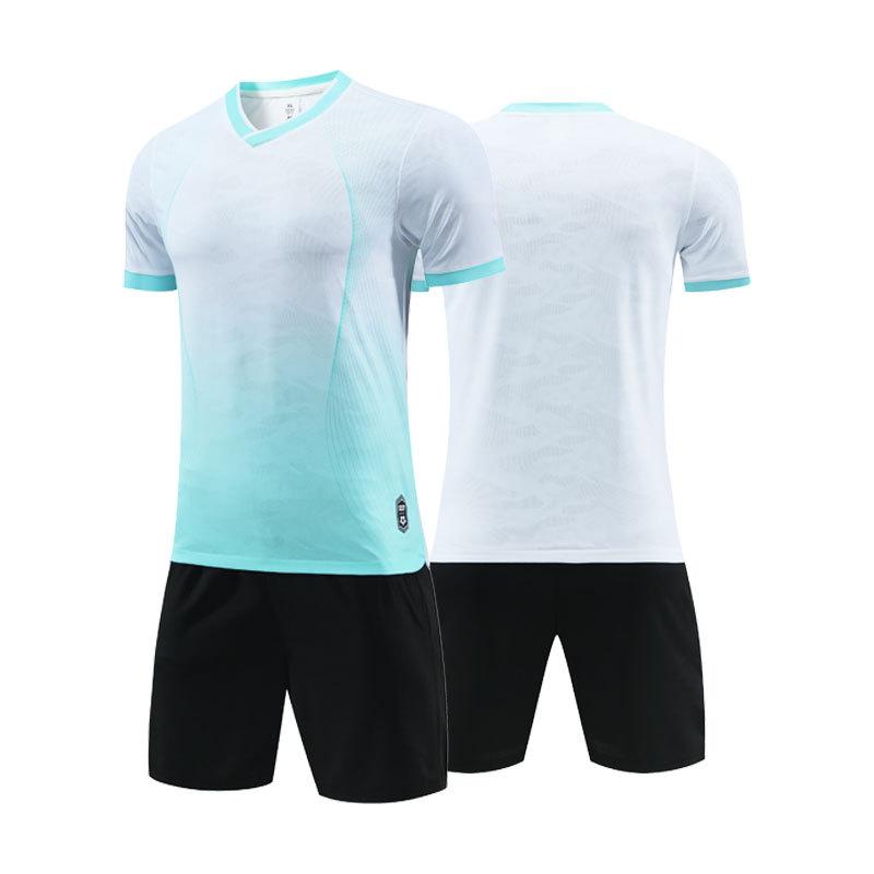 Short-sleeved Football Jersey Set Adult Children's Light Board Football Training Jersey Team Summer Game Jersey