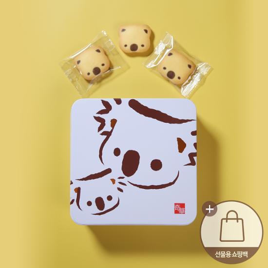 [Sick leave] Choose 2 types of Hong Kong handmade butter cookies (01. Penguin cookies, 02. Koala cookies), Korean snacks 02.Koala cookies (butter)