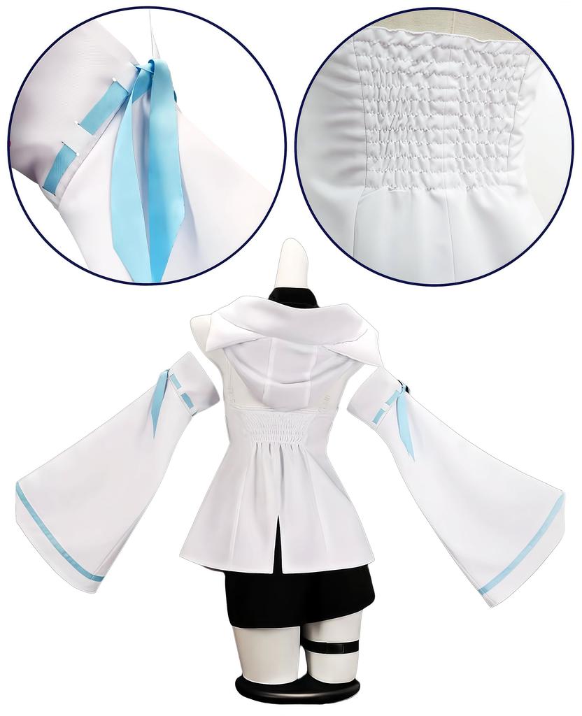 VTuber Cosplay Shirakami Fubuki Cosplay Costume VTuber Cosplay Shirakami Fubuki Cosplay Costume Fubukiking Virtual YouTuber VTuber Cosplay Hololive