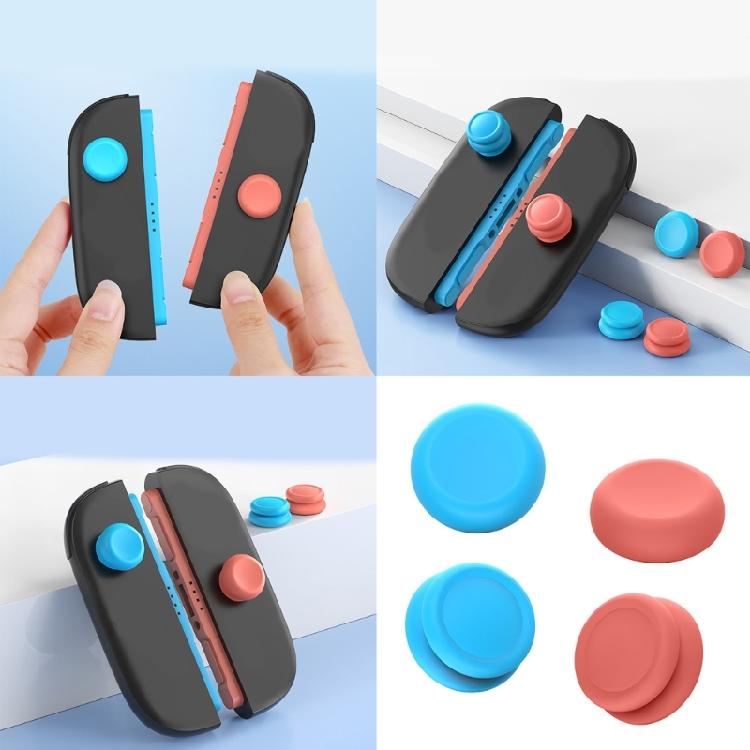 4pcs/pack Silicone Thumbstick Covers Anti Slip Design for NS2 Gaming Accessories Enhances Control and Comfort