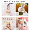 Charming One Year Old Birthday Party Hat Playful Infant Birthday Party Hat Soft Baby Hat for Memorable First Celebration