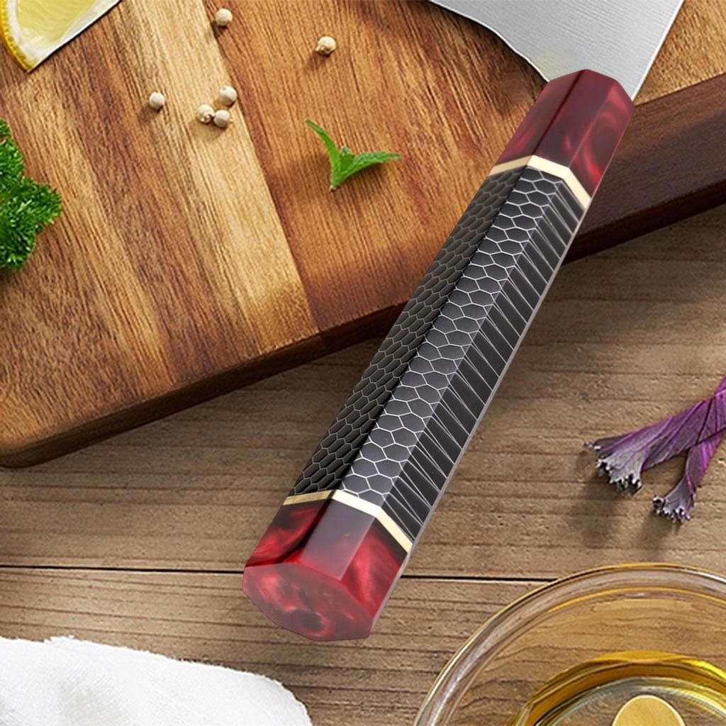 Uchwyt noża kuchennego Wygodny chwyt Żywica Akcesoria Ośmiokątny