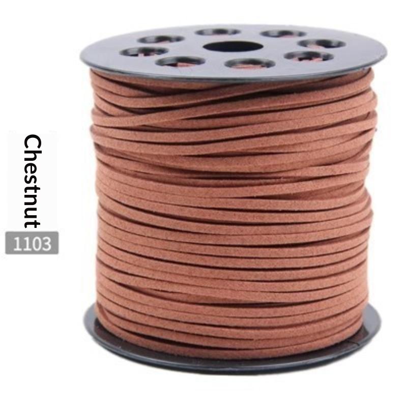 82Meters Suede Rope Leather Cords Woven Cord Wire Necklace Bracelet Diy Handmade Jewelry Decoration Accessories