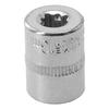 Socket Hexagons Sleeve 1/4in 1pc 4-14mm Chrome Vanadium Steel