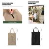 Hanging Napkin Holder Outdoor Camping Barbecue Tissue Storage Bag Portable Tissue Pouch With Zipper Paper Towel Case Container