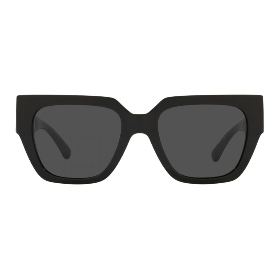 Versace Logo Square Sunglasses Women Sunglasses Black 0VE4409-GB1-87-BLACK