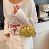 Fashion Personalized Acrylic Scallop Women's Dinner Bag New Commuter Versatile Simple Shoulder Messenger Bag