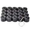 20Pcs 17mm Car Wheel Cover Hub Nut Bolt Covers Cap for Volkswagen VW Golf MK4 Auto Tyre Screws Exterior Protection Accessories