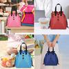 Insulated Lunch Bag Bento Storage Organizer with Drawstring Cuff Large Capacity Waterproof Bento Lunch Handbag with Handle