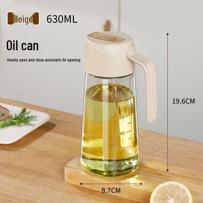 Boyido Food-Grade Automatic Non-Drip Glass Oil Dispenser Set