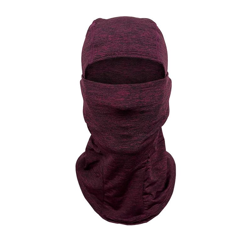 Теплая бархатная маска для лица для зимних видов спорта One Size