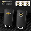 3D Metal Car Key Sticker Logo Emblem Logo/Steering Wheel Badge Stickers For Chevrolet Silverado Malibu Cruze Blazer Spark Aveo