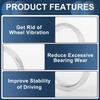 INFINAUTO Wheel Hub Centric Ring OD 78.1mm to ID 67.1mm Wheel Center Shaft Shock