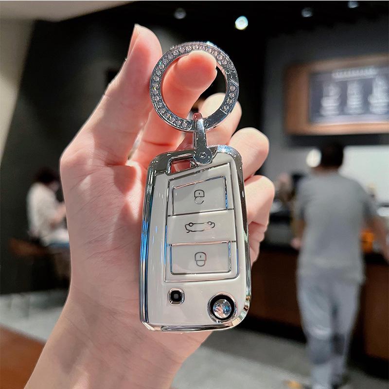 Volkswagen Key Case for Lavida, Sagitar, Tayron X, Golf, Lamando, Passat, Magotan, Tiguan L