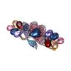 Vintage Elegante Kristallblume Tulpenkopfschmuck Federklemmen Damen Haarspangen Haarnadeln Koreanische Spangen
