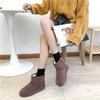 Women's Large Size 2025 Flat Heel Snow Boots - Autumn/Winter Warm Velvet Cotton Shoes