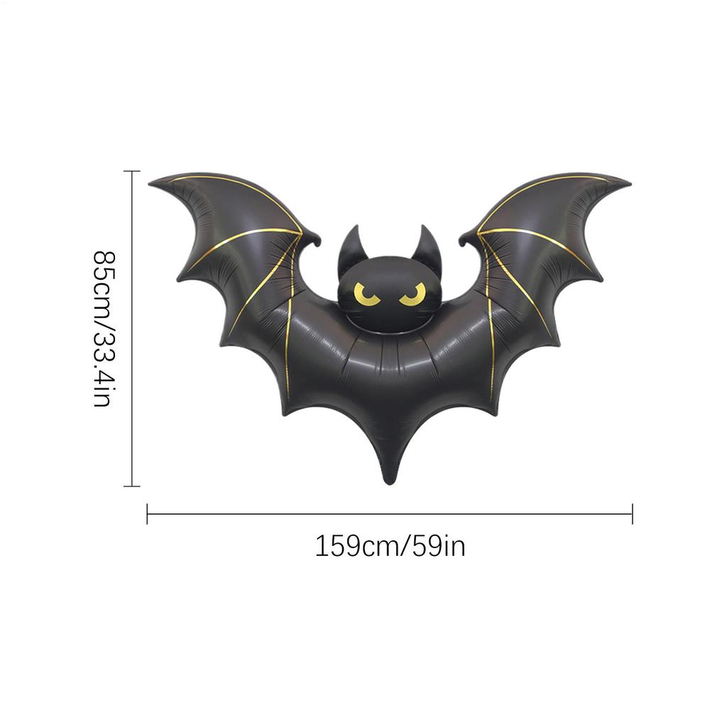 Halloween Foil Balloons Bat Balloons Cute Black Bat Balloon Halloween Party Props Home Decoration Supplies Kids Gifts
