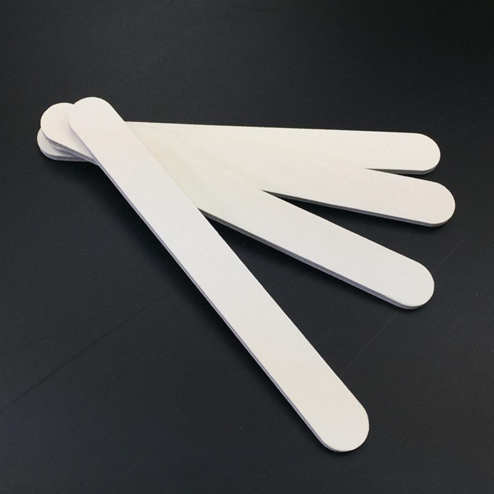 Double-Sided Black Nail File, EVA Nail Buffer Sanding Strip 100/180, Professional Nail Care Tools
