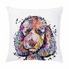Customizable Home Square Soft Sofa Bed Pillow Cover Painted Dog Decorative Cartoon Puppy
