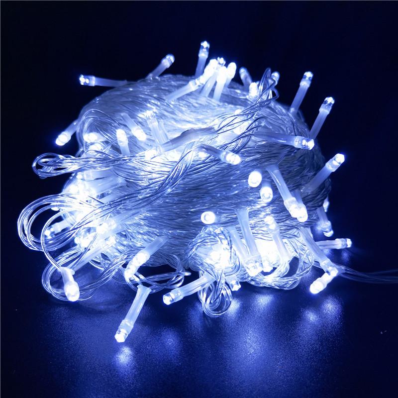 Holiday Led Christmas Lights Outdoor 20M 10M Led String Lights Decoration for Party Holiday Wedding Garland