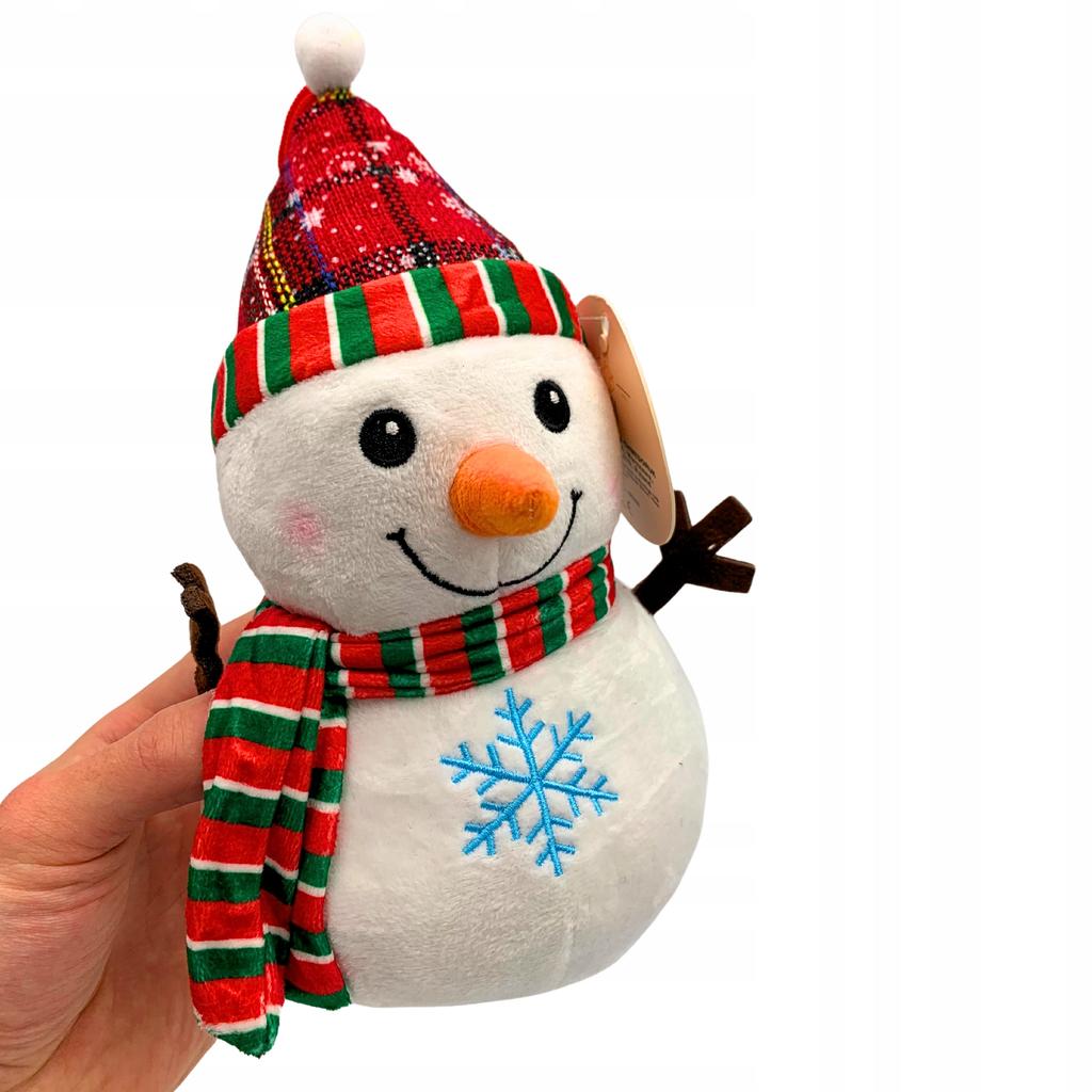 Plush Christmas Snowman Scarf Mascot Winter Plush Toy