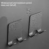 2/4Pcs Punch Free Razor Holder Wall Mounted Shaver Storage Hook Waterproof Self Adhesive Rack For Bathroom Toilet Organizer