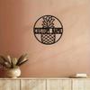Ananas Metalen Bord Custom Familienaam Muurdecoratie Binnen Buiten Rustiek Cadeau