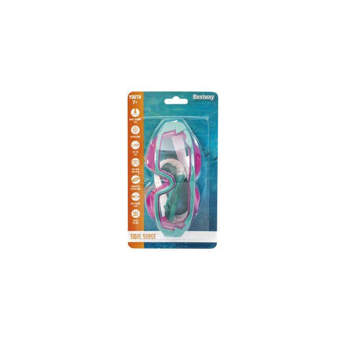 Bestway Junior Diving Mask Silicone Strap Assorted Colors Anti-fog +7 Years