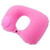 Flocking Inflatable Portable Neck Pillow That Can Be Stored And Self Filled Suitable For Outdoor Travel Business Trips camping