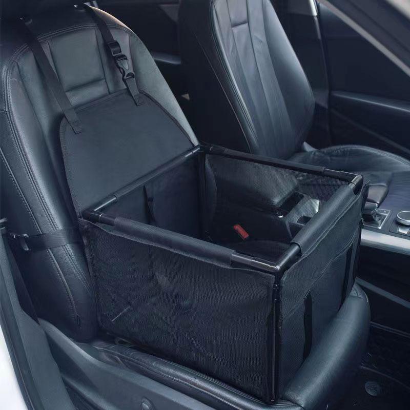 Wasserdichte Netz-Hundeautositzmatte - Einzelne Rückreihe, Schmutzabweisend, Verstärkt mit Korb.