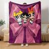 The Powerpuff Girls Flannel Blanket, High quality Comfortable for All Seasons, Home Decor, Warmth and Comfort