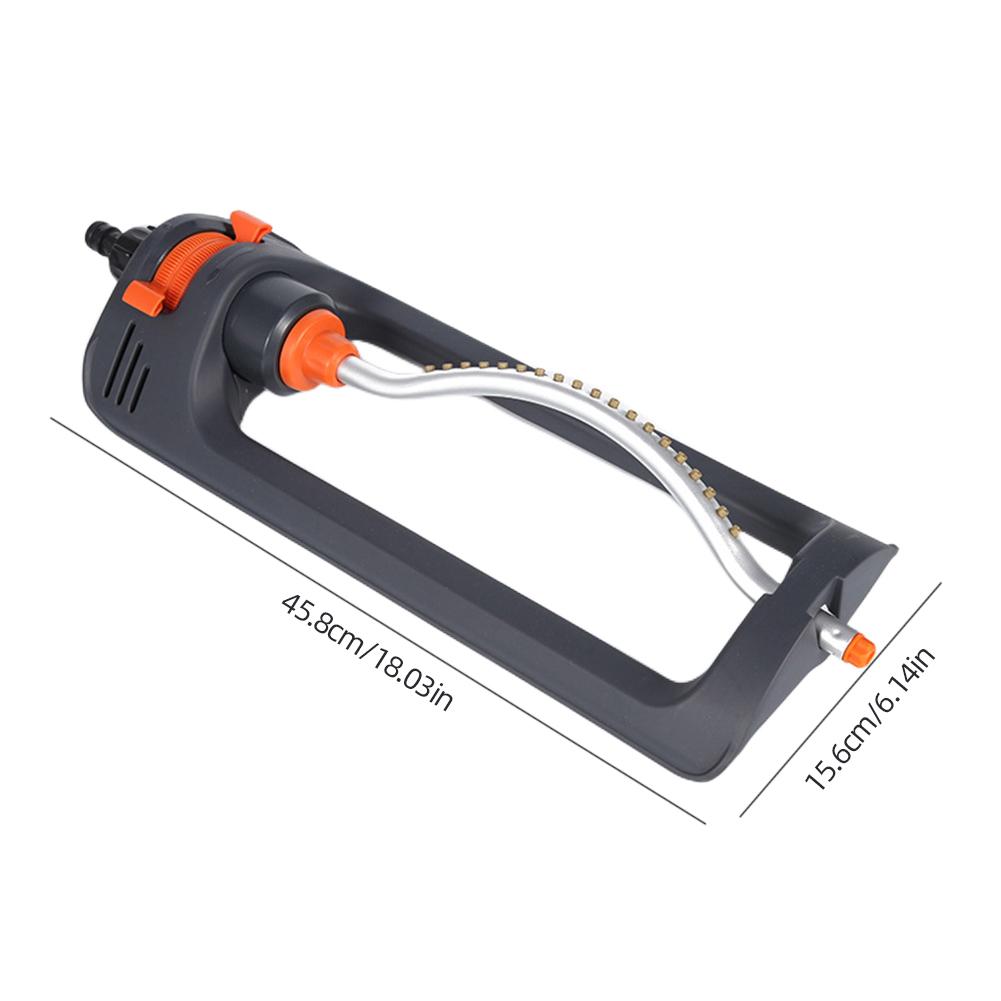 Automatic Oscillating Sprinkler 4 Modes Swing Irrigation Water Sprayer with 3/4in Connector Yard Garden Lawn Watering Tool