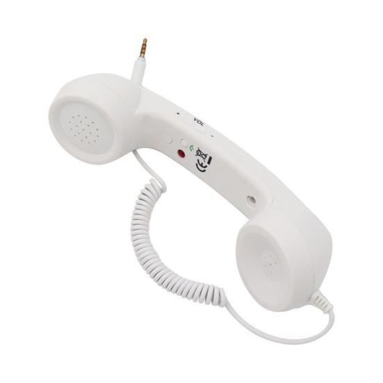 Retro Phone Handset with 3.5MM Socket Type-C Cellphone Smartphone Handheld Receiver Universal Vintage Old