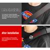 1/2Pcs Car Logo Seat Belt Protector Cover Safety Strap Shoulder Guard Pad For Opel OPC Astra Vectra Corsa Zafira Insignia Mokka RL3