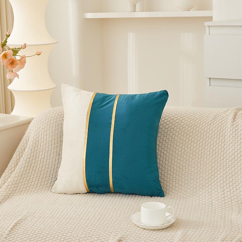 Elegant Sofa Pillowcase Party Atmosphere Pillow Cover Velvet Pillow Cover  for Room Sofa Decor Soft Solid Dyed for Bed