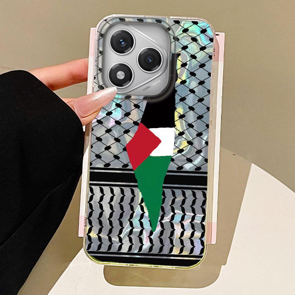 

Чехол для телефона Hattah Keffiyeh с текстурой воды для Honor 400 200 Smart Pro Magic7 6 5 Lite X9a X9c X8b X8a X8c X7c Shell TPU Cover Honor Magic5 Lite белый