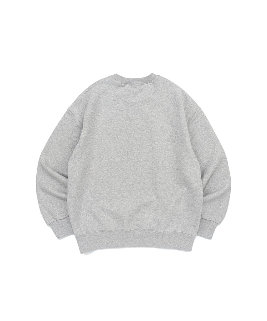 NEWKITSCH Vint Heart Logo Sweatshirts (Melange)
