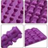 18 Cavity 3D Dog Bone Silicone Cookie Mold Chocolate Candy Ice Cake Mold For Baking Cake Decorating Tools Kitchen Baking Tool