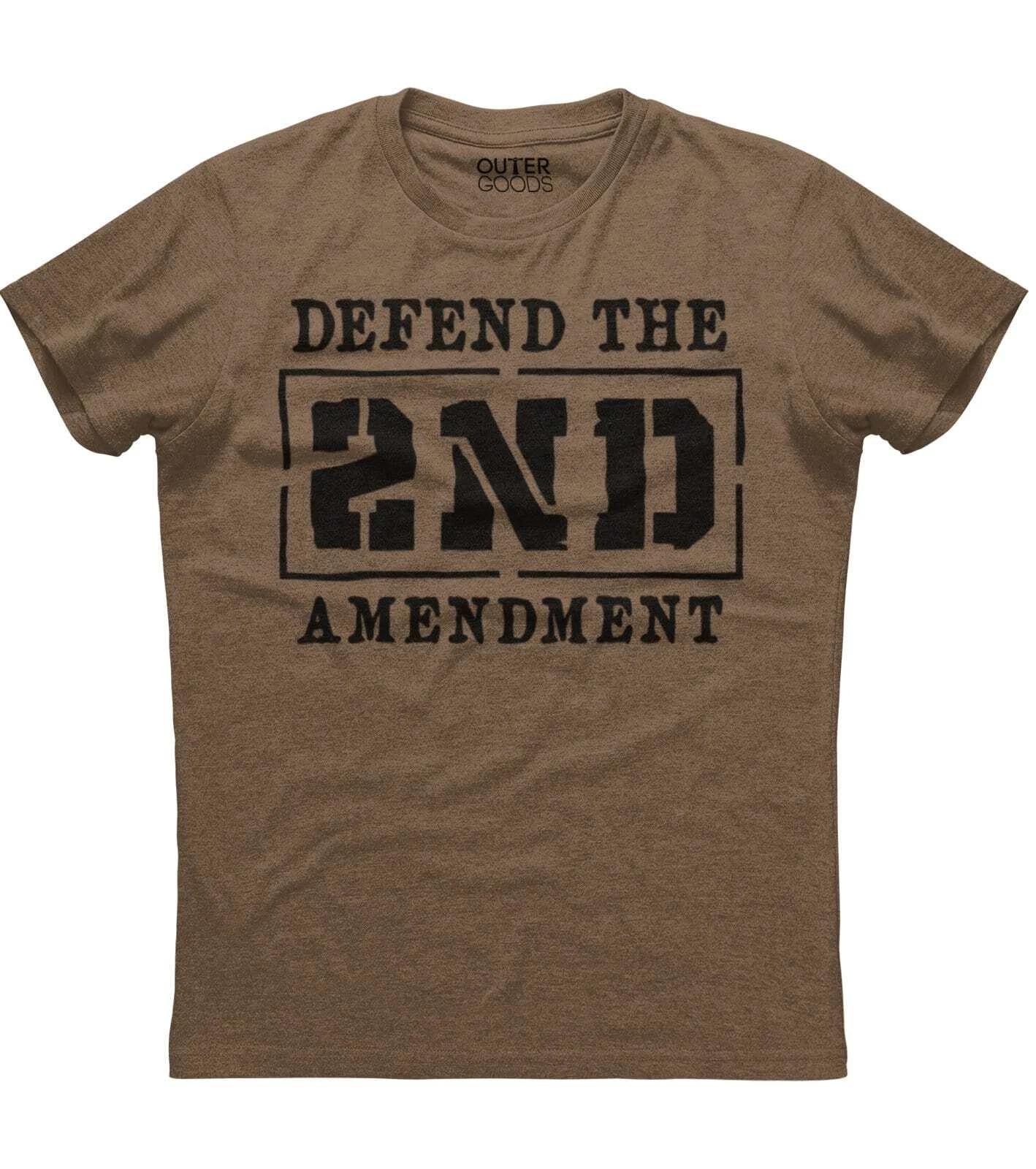 Patriotic American Tee Defend The 2nd Amendment Freedom T-shirt XXXL