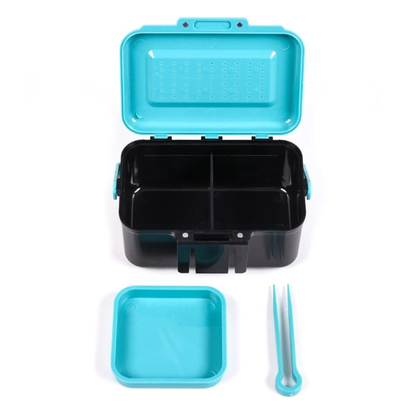 Compacts Live Baits Holder With Tight Lid High Capacity Fishing Baits Box During Fishing Trip and Easyly Cleaning